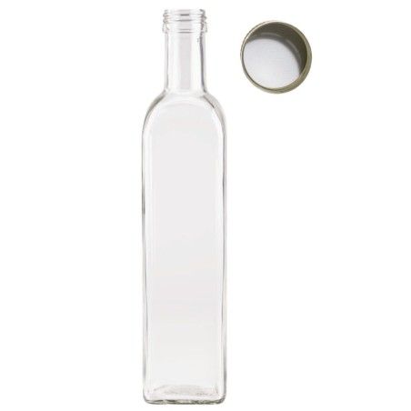 Butelka 500 ml maraska kwadratowa soki na olej oliwę fi31 1szt NAKRĘTKA