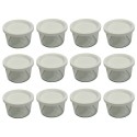 Słoiki WECK 12szt / plastikowe wieko słoik 200ml MOLD