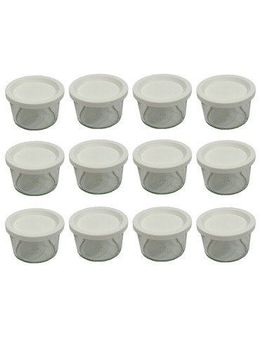 Słoiki WECK 12szt / plastikowe wieko słoik 200ml MOLD - produkt 2