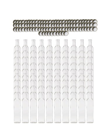 Butelki 500 ml maraski kwadratowe soki na olej oliwę fi31 100szt NAKRĘTKI - produkt 2