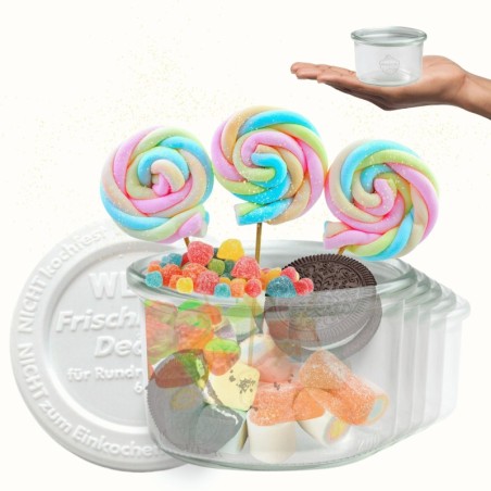 Słoiki WECK 6szt / plastikowe wieko słoik 200ml MOLD