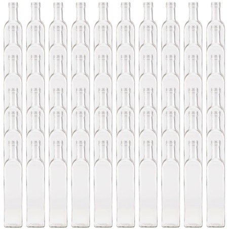 Butelki 500 ml maraski kwadratowe soki na olej oliwę fi31 60szt BEZ NAKRETEK