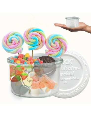 Słoiki i butelki - Słoiki WECK / plastikowe wieko słoik 200ml MOLD - product 11