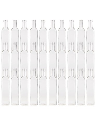 Butelki 500 ml maraski kwadratowe soki na olej oliwę fi31 30szt BEZ NAKRETEK - produkt 2