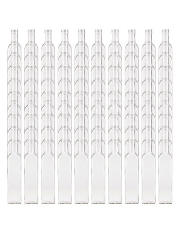 Butelki 500 ml maraski kwadratowe soki na oliwę fi31 100szt BEZ NAKRETEK - produkt 2