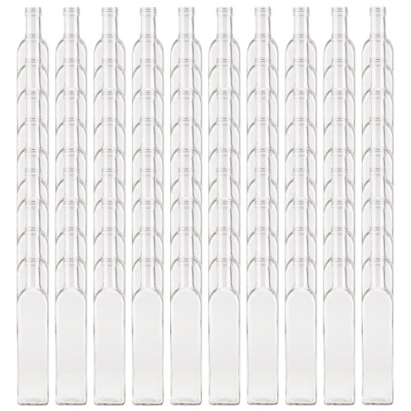 Butelki 500 ml maraski kwadratowe soki na oliwę fi31 100szt BEZ NAKRETEK