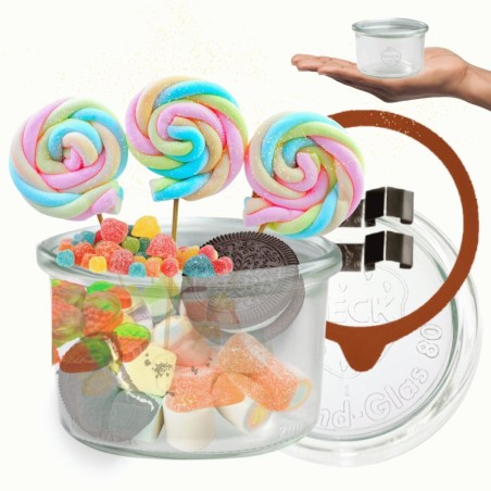 Słoiki WECK / szkl. wieko,gumka, bl słoik 200ml MOLD