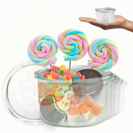 Słoiki WECK 6szt / szklane wieko słoik 200ml MOLD