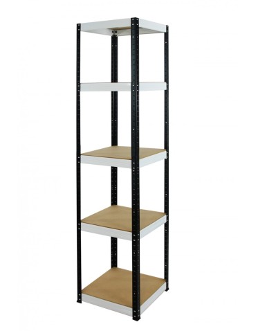 Helios Color Kwadrat - Regał metalowy Helios Color 180x45x45_5 - 175kg / na półkę, kolor: niebiesko-biały - product 6