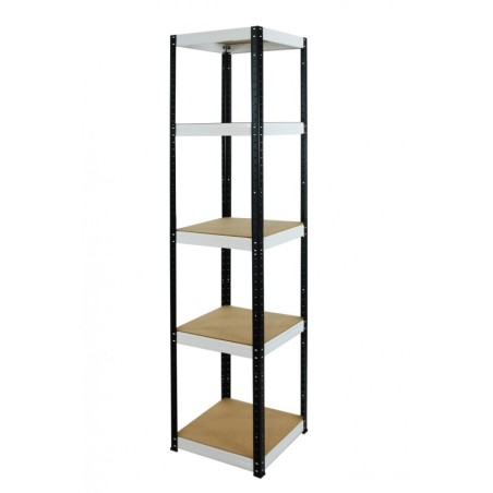 Regał metalowy Helios Color 180x45x45_5 - 175kg / na półkę, kolor: niebiesko-biały