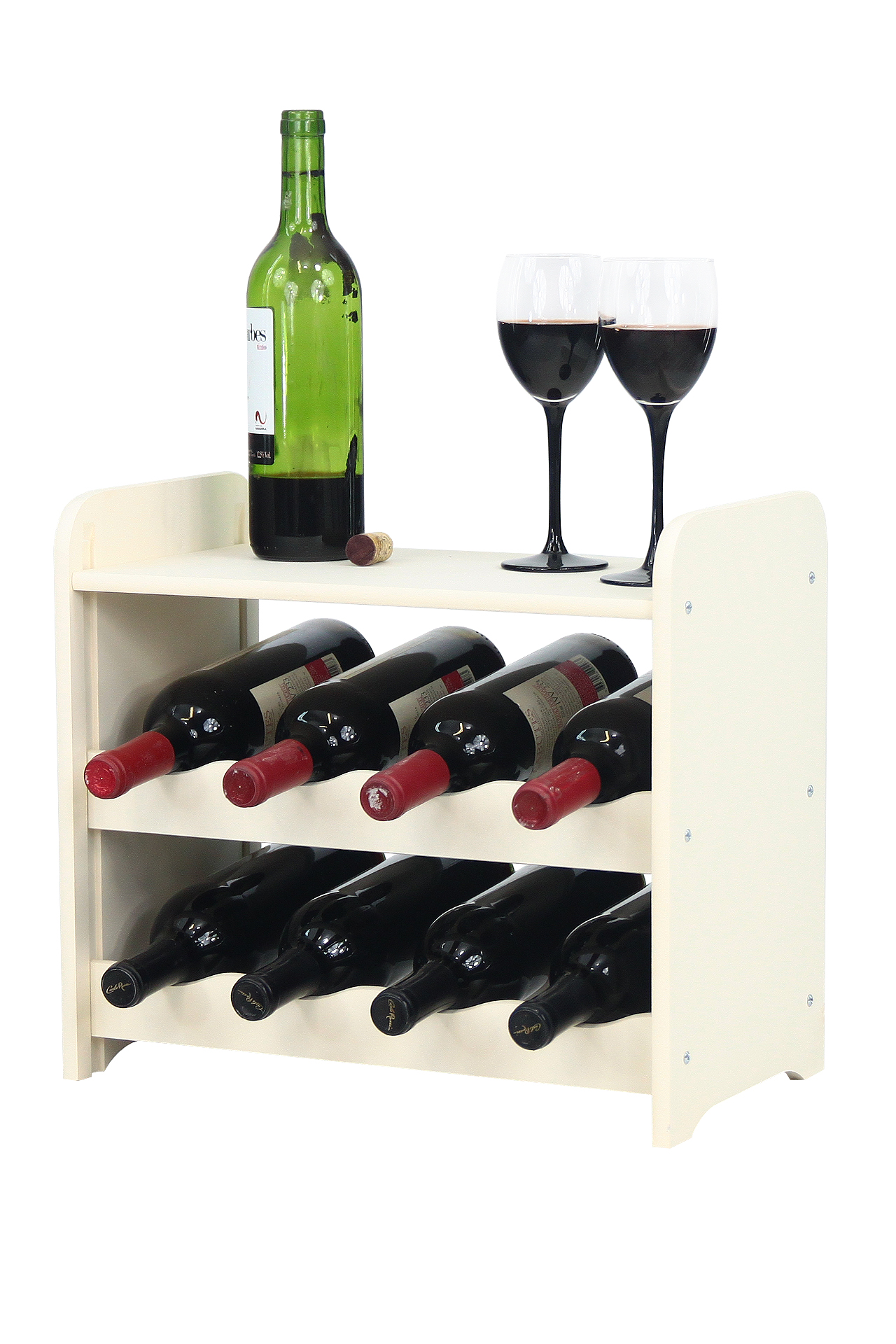 stojak na wino na 8 butelek